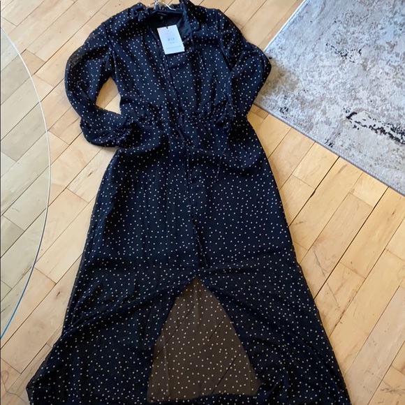 NWT Who What Wear Target Polka Dot Dress Sz XS - Picture 14 of 16